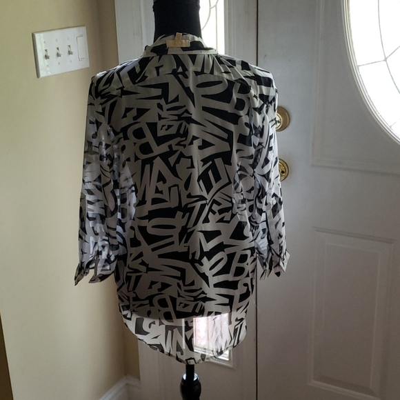 Nana USA Long Sleeve Letter Blouse - Picture 2 of 5